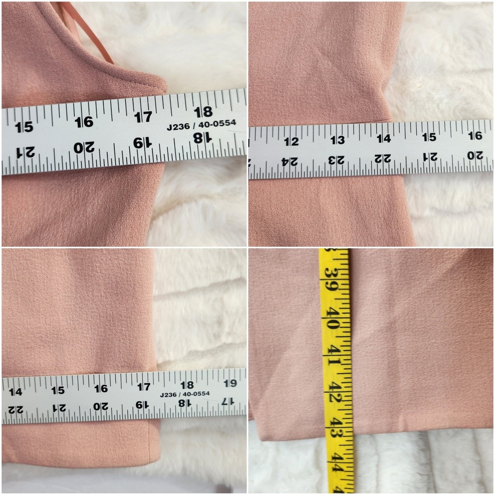 Dress the Population Valerie Blush Pink Mesh Sheath Midi Dress Womens M NWT NEW - Picture 5 of 9